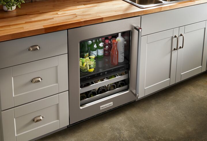 KitchenAid Stainless Steel 14-Bottle Beverage Centre (4.9 cu. ft.) - KUBL314KSS