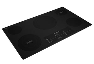 KitchenAid Surface de cuisson électrique 36 po avec 5 éléments et commandes tactiles KCES956KBL