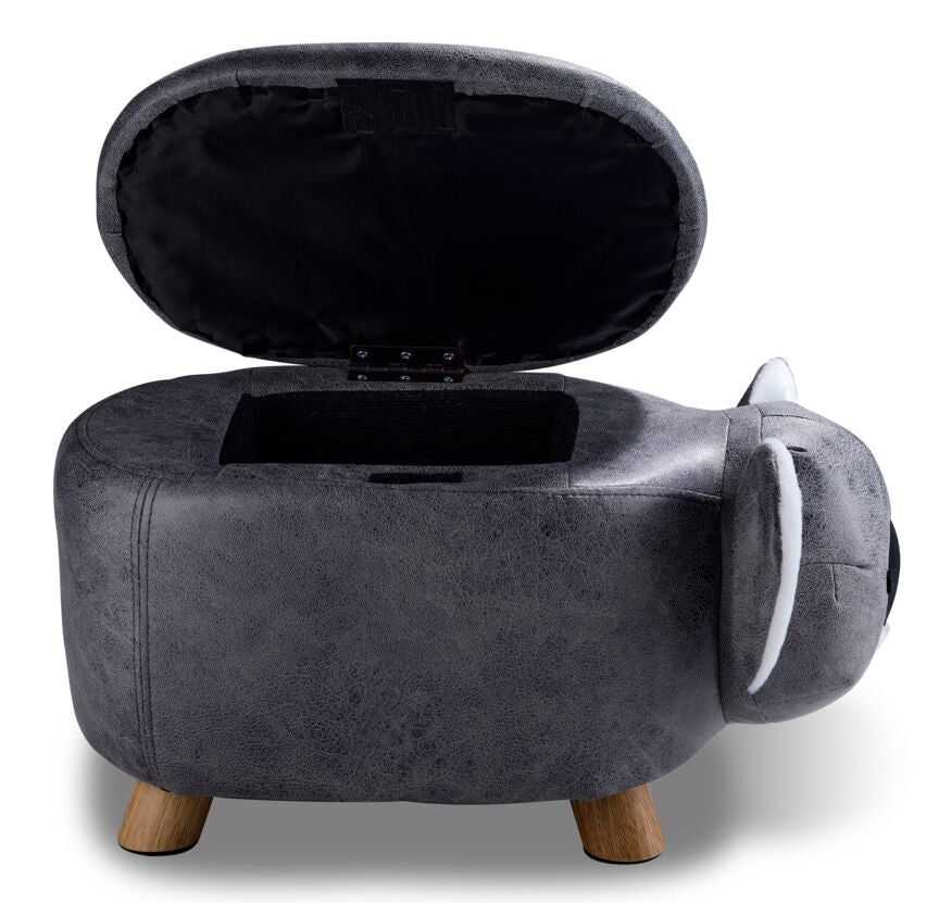Koala Storage Ottoman - Grey