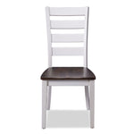 Kona Side Chair - White and Grey-Brown