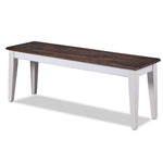 Kona Bench - White and Grey-Brown