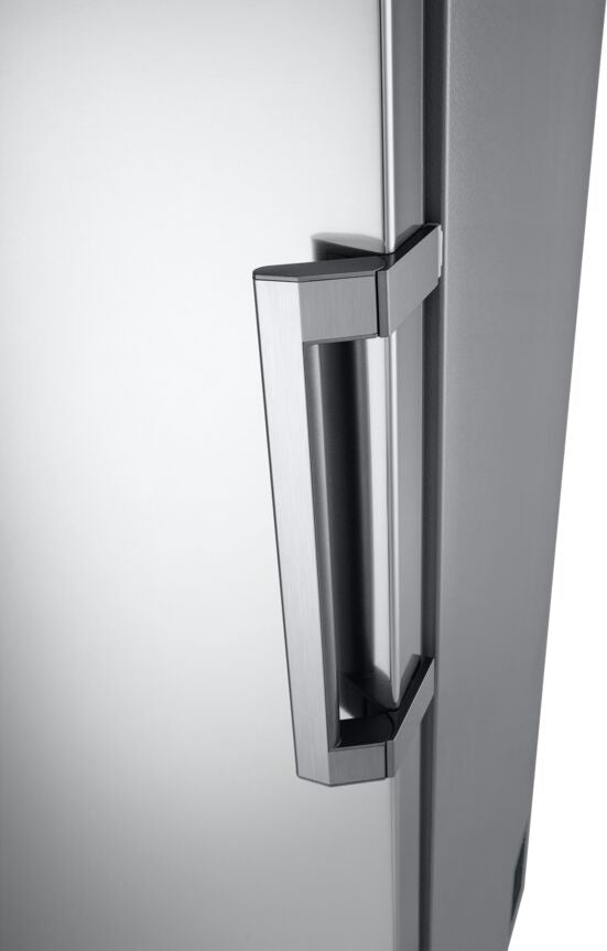 LG Platinum Silver Steel Counter Depth Upright Column No Frost Cooling Freezer (11.4 Cu.Ft) - LROFC1104V