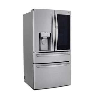 LG Réfrigérateur 30,0 pi³ avec porte à 2 battants, InstaViewMC porte dans la porte® avec Craft IceMC acier inoxydable résistant aux taches LRMVS3006S
