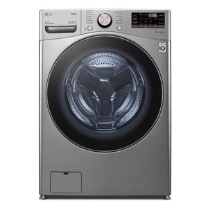 LG Laveuse à chargement frontal 5,2 pi³ avec vapeur et DDMC IA acier graphite WM3850HVA