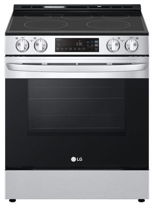 LG Cuisinière intelligente électrique 6,3 pi³ encastrable avec Wi-Fi et fonction EasyClean® acier inoxydable résistant aux taches LSEL6331F
