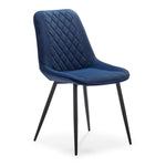 Kinsley Velvet Side Chair - Blue