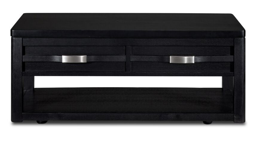 Manila 48" Lift-Top Coffee Table - Black