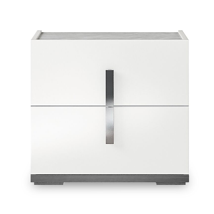 Mara Night Table - White Lacquer