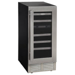 Marathon 15" Stainless Steel Dual Zone Undercounter Wine Cooler (3.2 cu. ft.) - MWC28-DSS