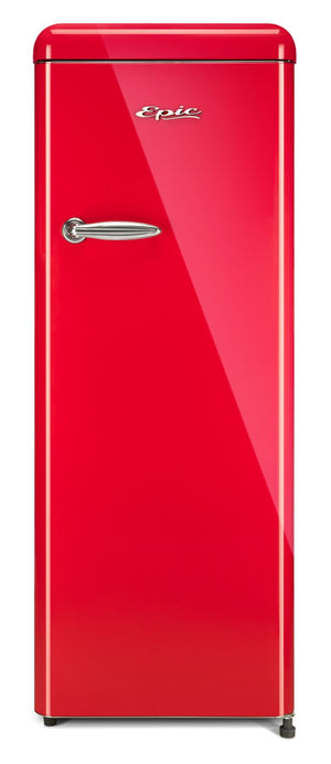 Epic Tout Réfrigérateur 9 pi³ de 21,5 po style rétro rouge - ERAR88RED
