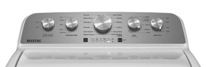 Maytag White Top Load Washer with Deep Fill - (5.2 cu. ft.) - MVW5035MW
