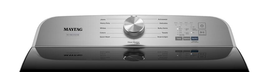 Maytag White Top-Load Washer with Pet Pro (5.4 cu. ft.) - MVW6500MW