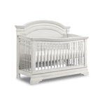 Olivia Arch Top Crib - Brushed White