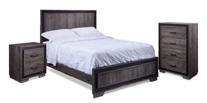 Orlando Chambre à coucher 5 mcx très grand - gris