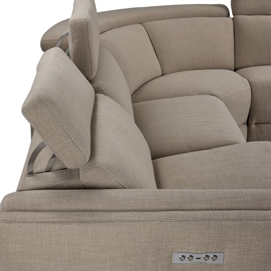 Pocono 5-Piece Power Reclining Sectional - Beige