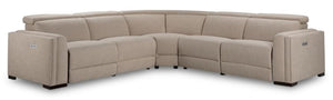 Pocono Sectionnel inclinable électrique 5 mcx – beige