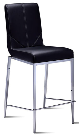 Prescott Tabouret hauteur bistrot – noir
