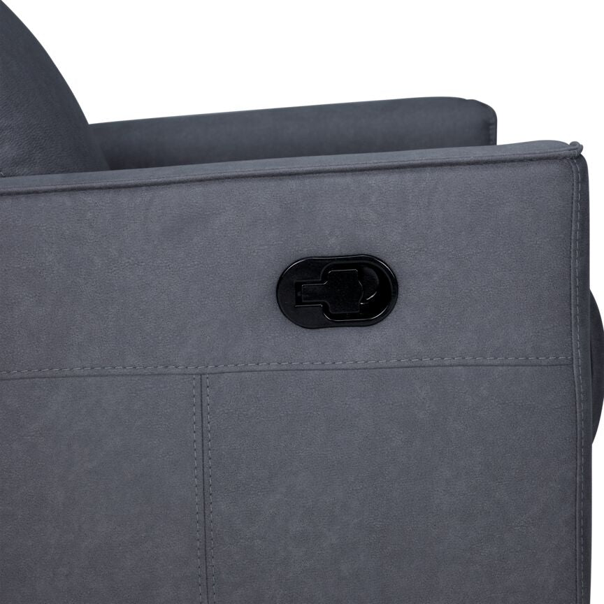 Raguso Recliner - Pewter