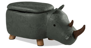 Tabouret de rangement rhinocéros - vert