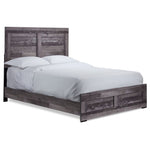 River 3-Piece King Bed - Light Grey