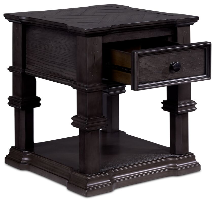 Roman 24" End Table - Grey