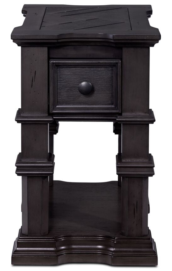 Roman 22" Chairside Table - Grey