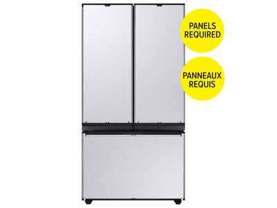 Samsung BESPOKE Réfrigérateur 30,1 pi³ avec porte à deux battants avec centre de boissons 36 po (sans les panneaux) RF30BB6600APAA