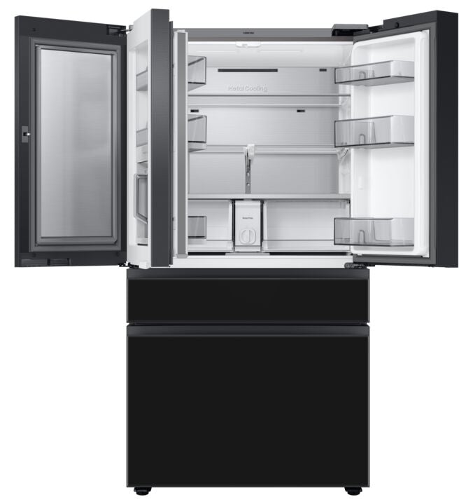 Samsung BESPOKE 36" 4-Door Counter-Depth Refrigerator with Beverage Center and Family Hub (Without Panels) (22.5 cu.ft.) - RF23BB8900ACAC
