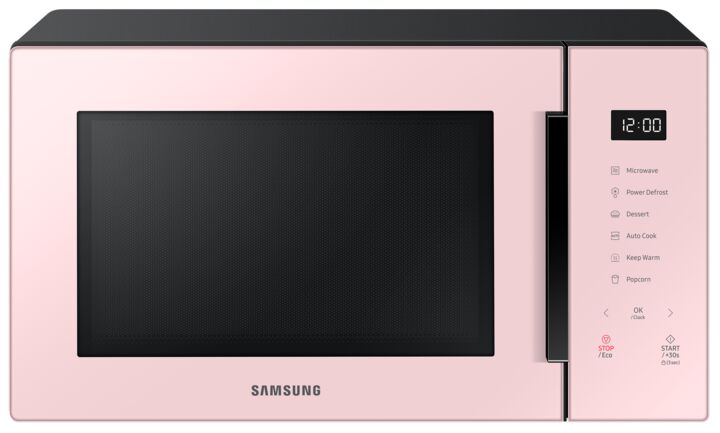 Samsung BESPOKE Four micro-ondes de comptoir 1,1 pi³ verre rose  MS11T5018AP/AC | Léon