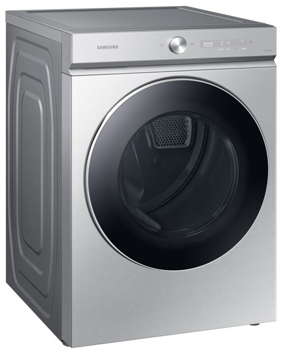 Samsung BESPOKE Silver Electric Dryer with AI Optimal Dry (7.6 cu. ft.) - DVE53BB8900TAC