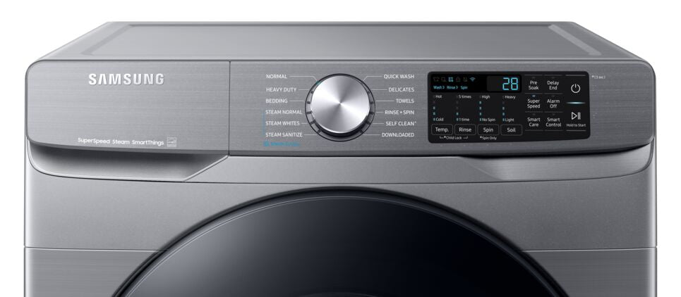 Samsung Platinum Steam Front Load Washer (5.2 cu. ft.) - WF45B6300AP/US