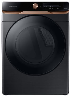 Samsung Sécheuse électrique 7,5 pi³ avec cadran intelligent acier inoxydable noir DVE46BG6500VAC