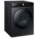 Samsung BESPOKE Black Stainless Front-Load Washer with SuperSpeed and AI Smart Dial (6.1 cu. ft.) - WF53BB8700AVUS