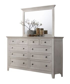 San Mateo 6-Piece Full Storage Bedroom Package - Antique White