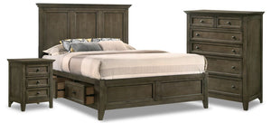 San Mateo Chambre à coucher avec rangement 5 mcx très grand – étain