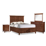 San Mateo 6-Piece Full Storage Bedroom Package - Tuscan