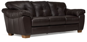 Sloane Sofa en cuir – chocolat