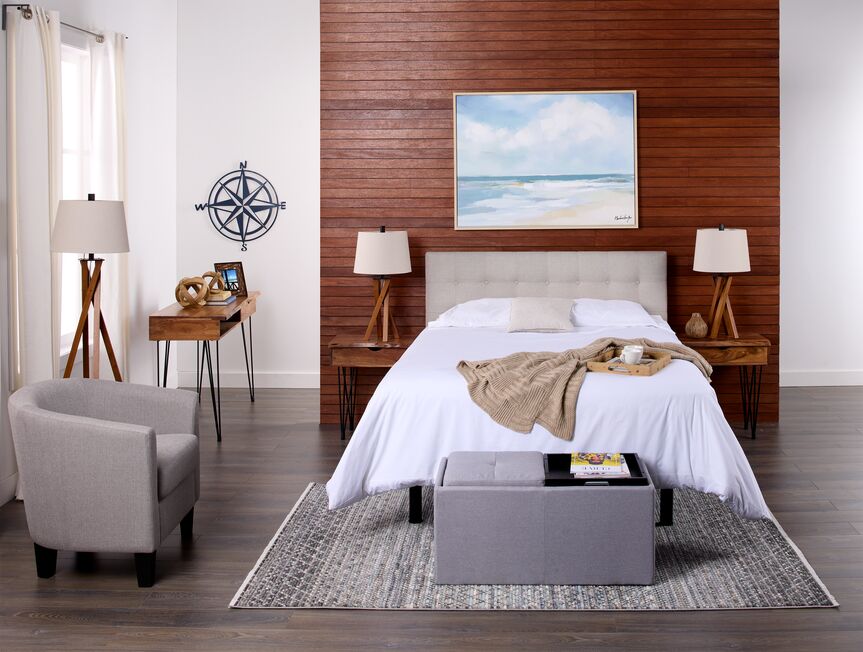 Sunup Queen Headboard - Beige