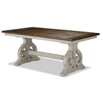 Tanner Extendable Dining Table - Rustic White