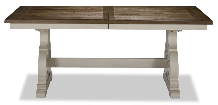 Tanner Extendable Dining Table - Rustic White