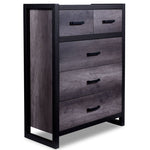 Terra 5-Drawer Chest - Grey