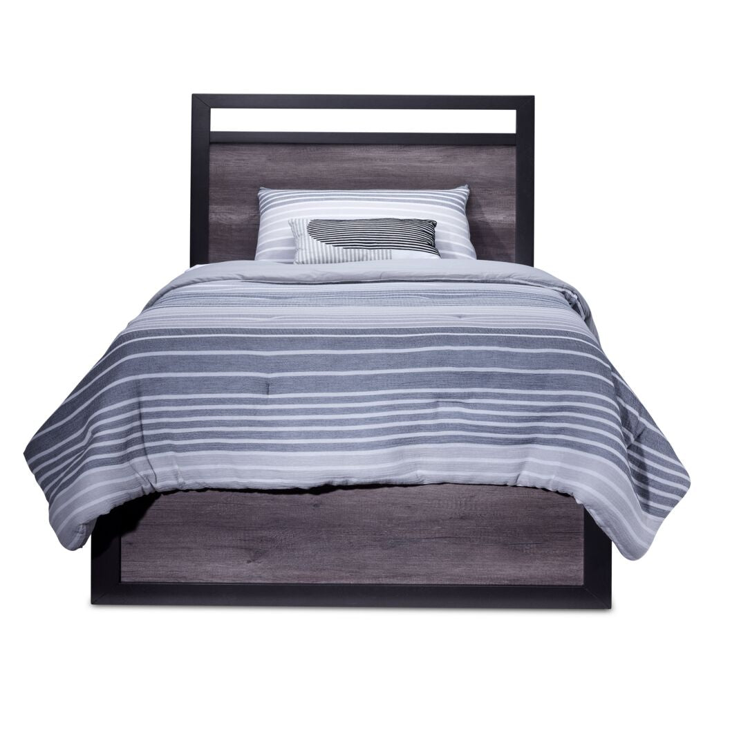 Terra 3-Piece Full Bed - Grey