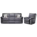 Tosh Reclining Sofa and Chair Set -Pewter