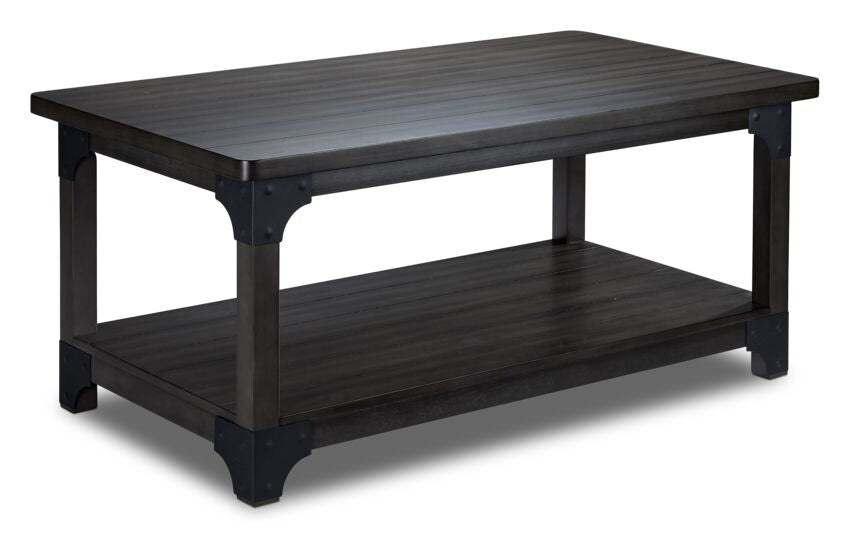 Wellington 46" Coffee Table with 2 End Tables - Grey