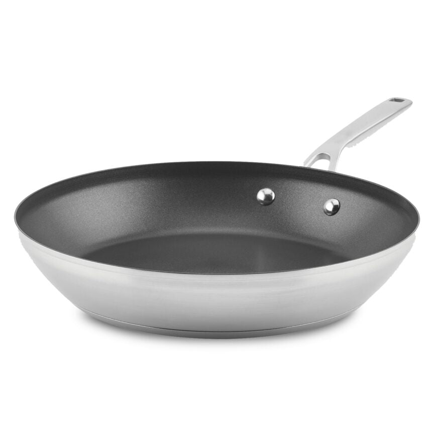 Whirlpool Stainless Steel 12" Nonstick Induction Frying Pan - W11463466