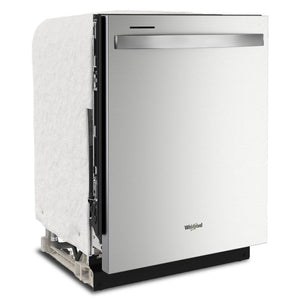 Whirlpool Lave-vaisselle 24 po avec panier du haut profond 50 dBA acier inoxydable résistant aux traces de doigts WDT740SALZ