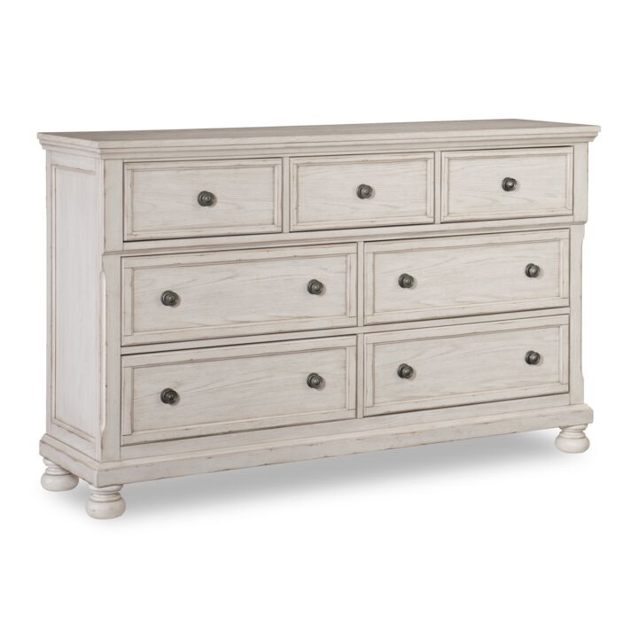 Windchester 7-Drawer Dresser - Antique White