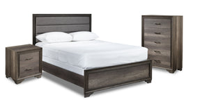 Sophie Chambre à coucher 5 mcx très grand - gris altéré