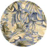 Syracuse III 5'6" - Blue Round Area Rug