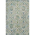 Sumallo III Area Rug - 5'3" x 7'7" - Ivory/Teal